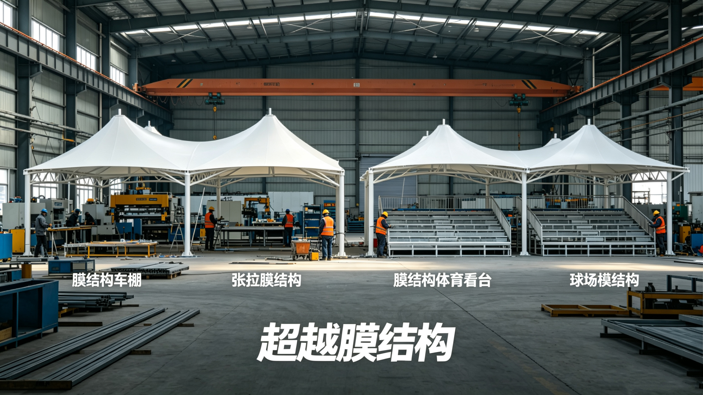 石家庄市膜结构工程张拉膜景观 - 方案